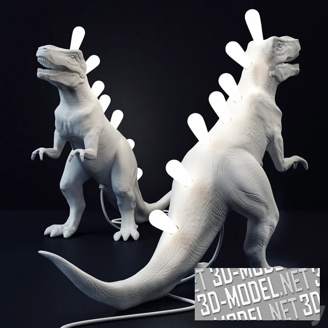 3d-модель Светильник Seletti Jurassic Lamp Rex