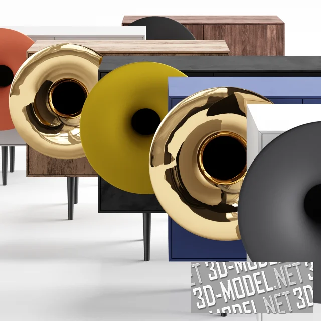 3d-модель Буфет CARUSO от Miniforms