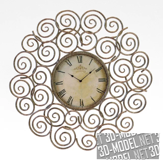 3d-модель Часы SASSETTA от UTTERMOST