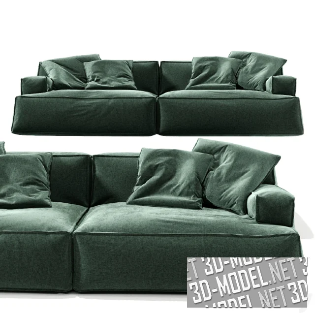 3d-модель Диван DAMASCO от Baxter