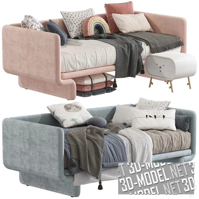 Диван-кровать для детской комнаты