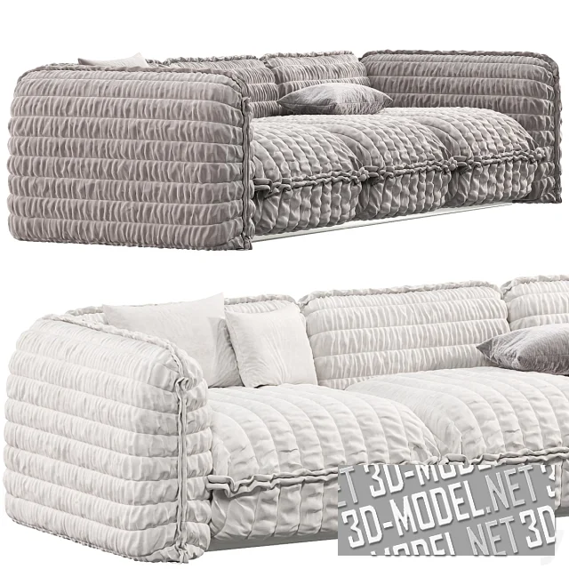 3d-модель Диван Paper Cloud от Moroso