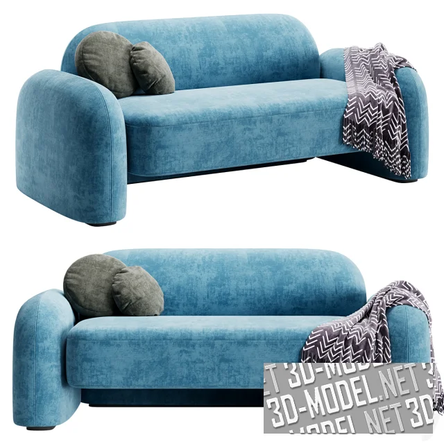 3d-модель Диван PEBBLE PB200 (Manner & Matter)