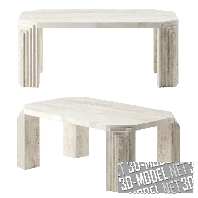 3d-модель Кофейный столик Dabney от Soho Home