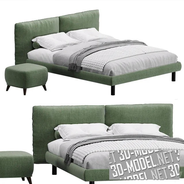 3d-модель Кровать Kate от Divan.ru