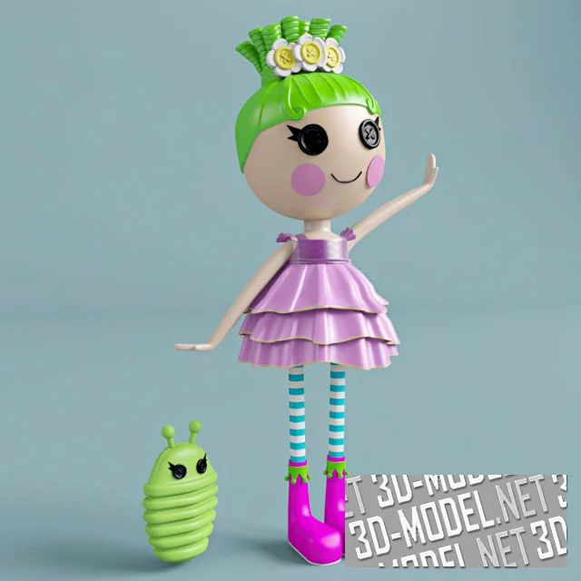 3d-модель Кукла Lalaloopsy с букашечкой