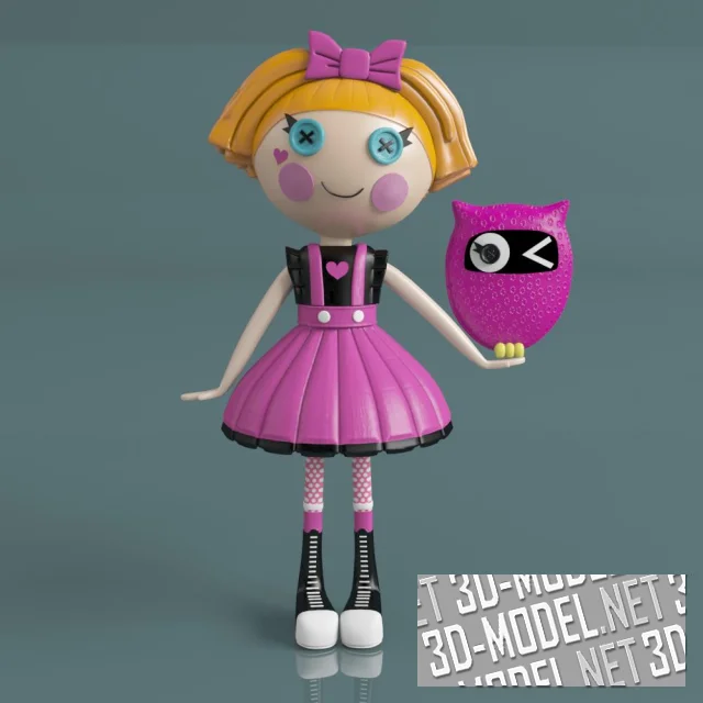 3d-модель Кукла Lalaloopsy с Совушкой