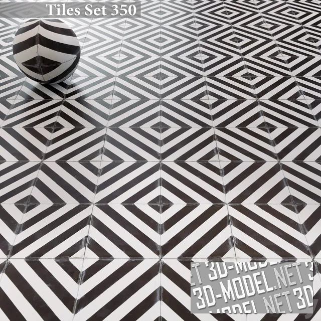 3d-модель Плитка Kelim Herringbone от Marrakech Design