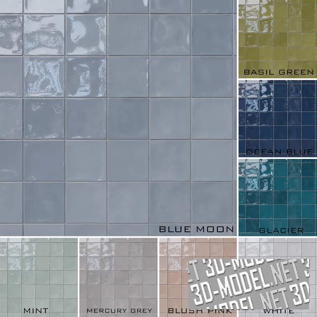 3d-модель Плитка MANACOR от EQUIPE