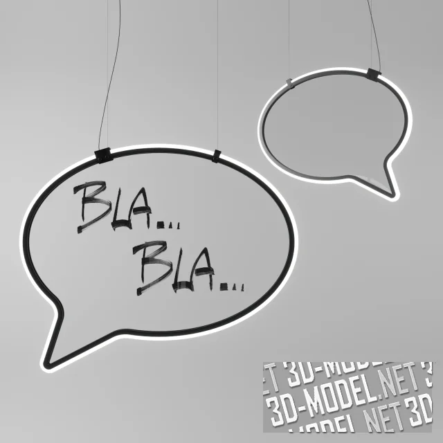 3d-модель Подвесной светильник BLA BLA от Mogg