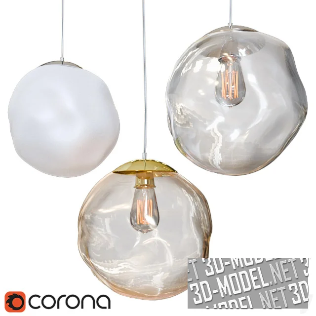 3d-модель Подвесные светильники от Tk Lighting (27683, 27684, 27685)