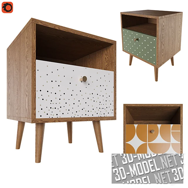 Прикроватная тумба Berber от Basic decor