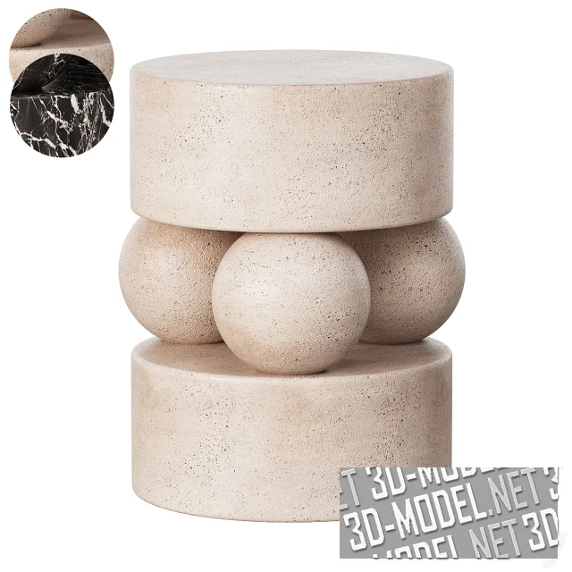 3d-модель Приставной стол Morro от Kelly Wearstler
