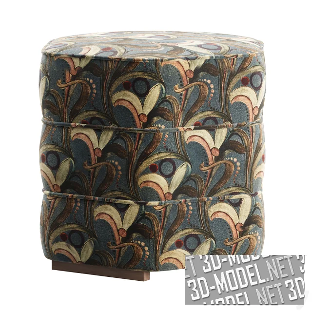 3d-модель Пуф Lyla от Soho Home (3 цвета)