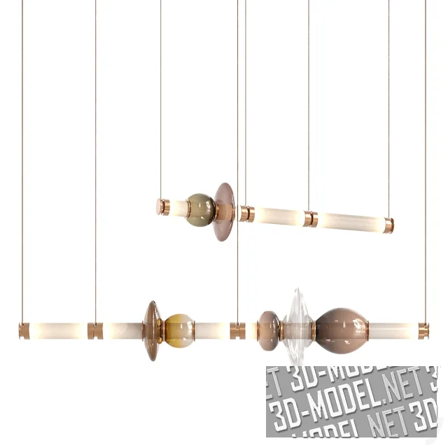3d-модель Светильники Luna 1 Tier и Large от Gabriel Scott