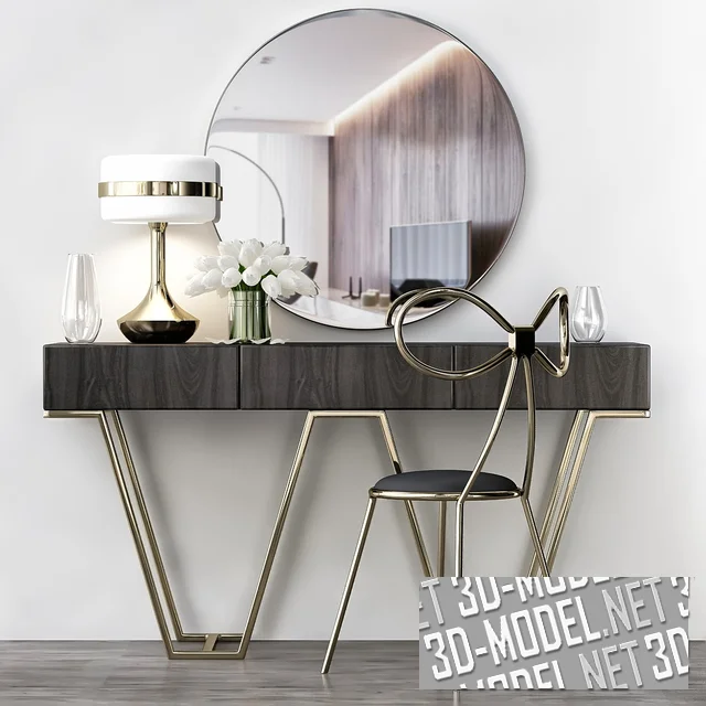 3d-модель Туалетный столик Marl Entrance Hall от Laskasas Decorate