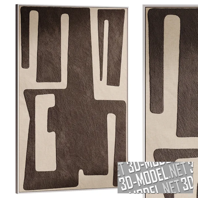 Абстрактное панно Salmi от Kave Home