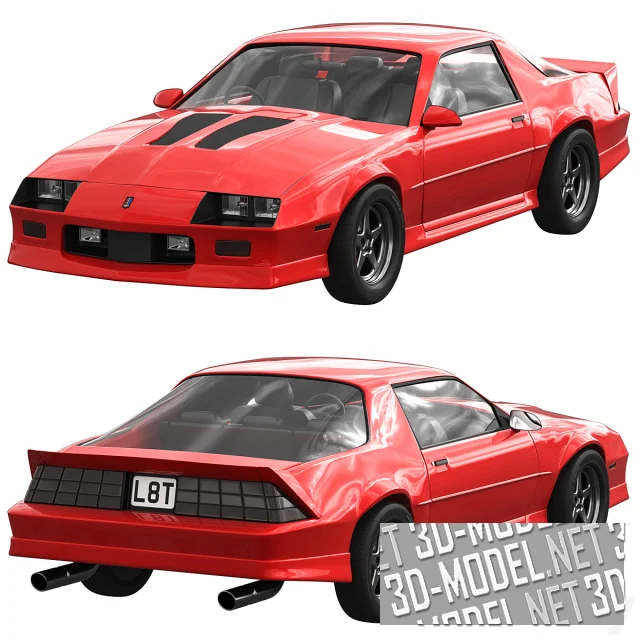 3d-модель Автомобиль Chevrolet Camaro Gen 3