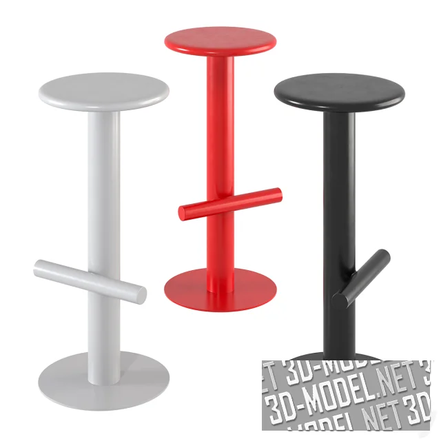 3d-модель Барный табурет PIXEL от ALot