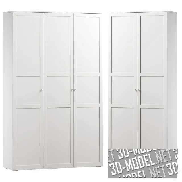 3d-модель Белые шкафы AMELI Divan.ru