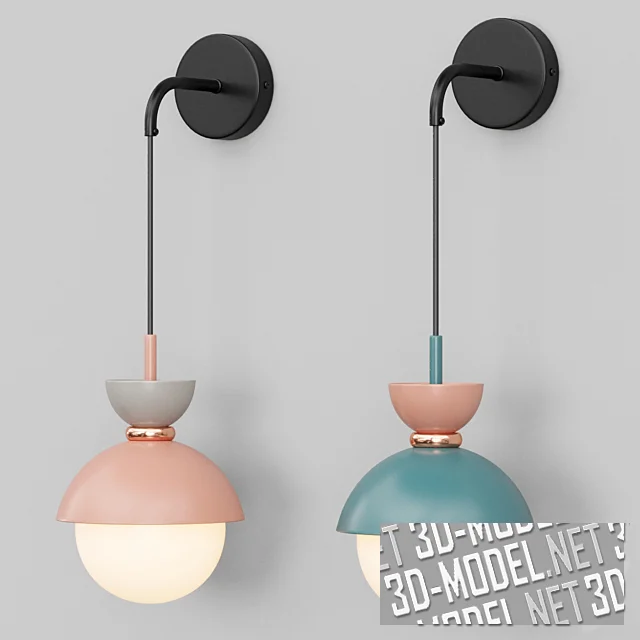 3d-модель Бра POMPON WALL от Lampatron