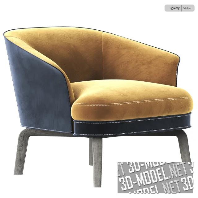 3d-модель Кресло Nivola от Roberto Lazzeroni