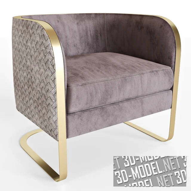 3d-модель Кресло Rooma Design Ralph