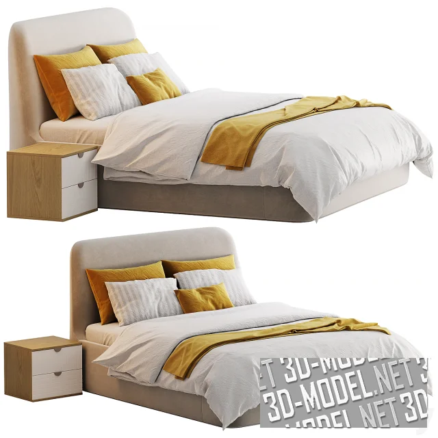 3d-модель Кровать Dalti 180 от divan.ru