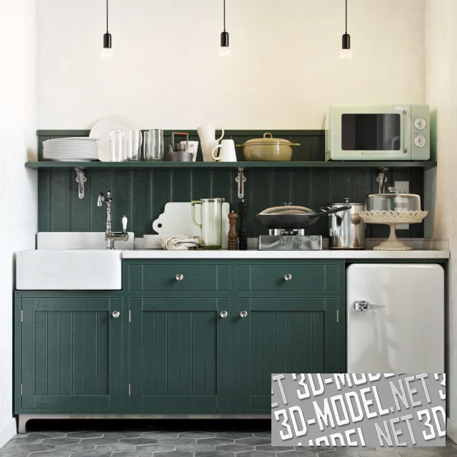 Кухня Iwan Ranai в ретро-стиле