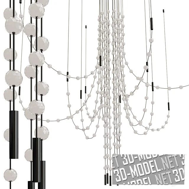 3d-модель Люстра MULTIDOT от Martinelli Luce