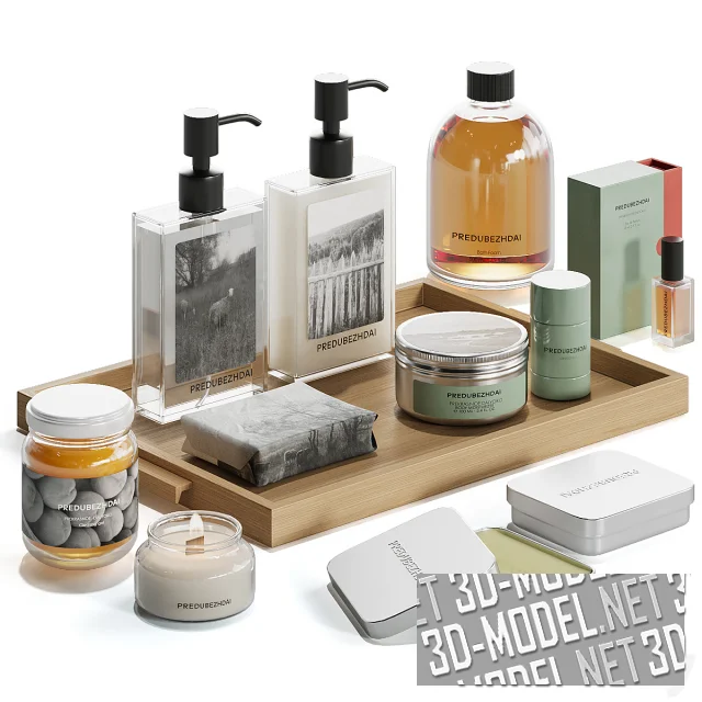 3d-модель Набор косметики Prekrasnoe Dalyoko от Predubezhdai
