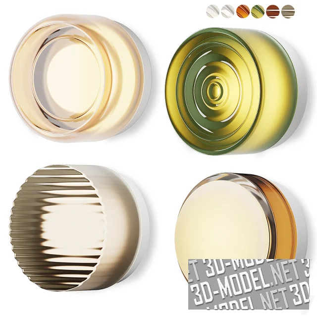 3d-модель Настенные светильники Ripple, Copia, Crisp, Dimple от Rich Brilliant Willing