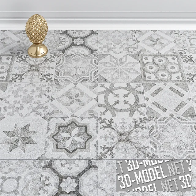3d-модель Плитка Concrete Style от Cersanit