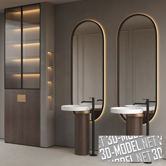 Смеситель Noken от Porcelanosa и раковина Eccentrico