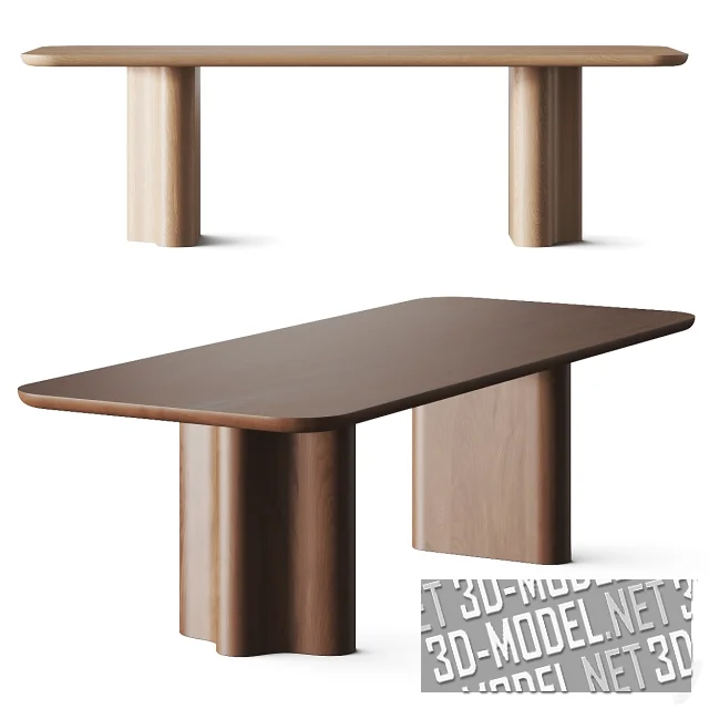 3d-модель Стол Carena от Crate&Barrel