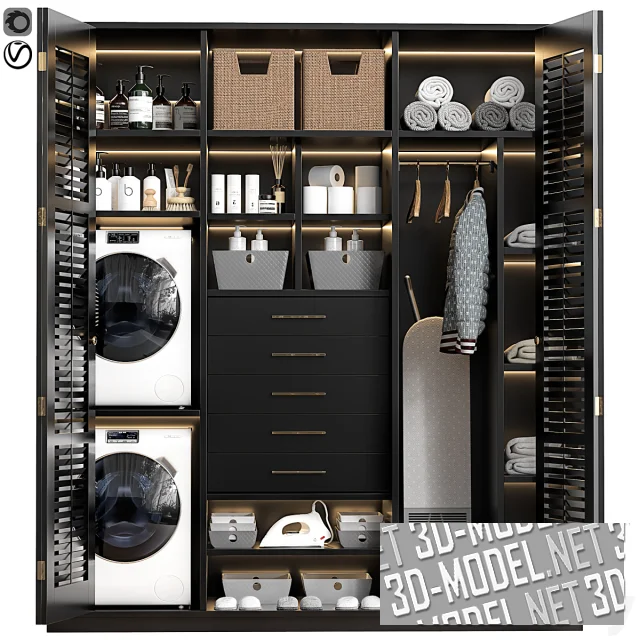 3d-модель Техника Samsung и аксессуары для прачечной