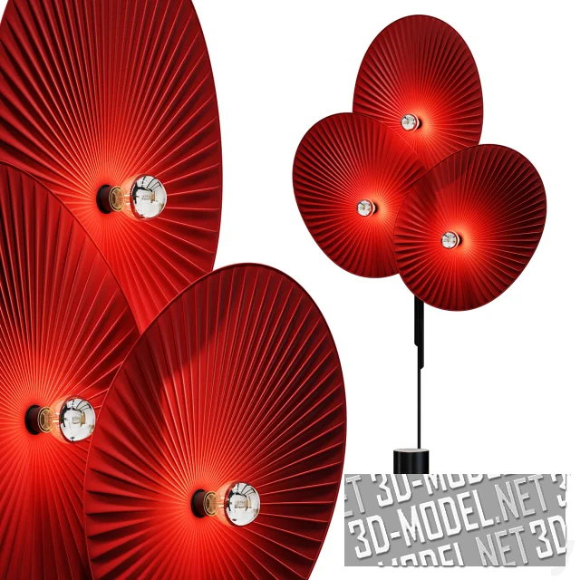 3d-модель Торшер Unfold от Roche Bobois