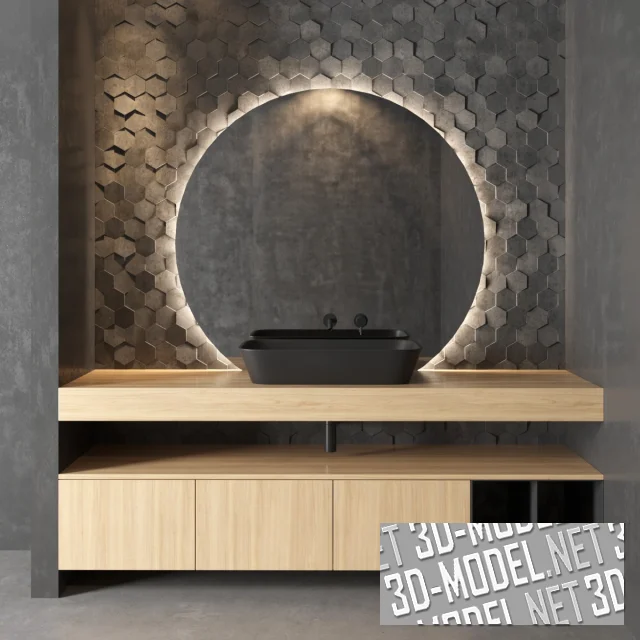 3d-модель Тумба Cerasa NEROLAB