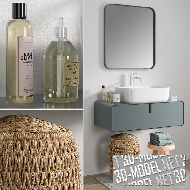 Умывальник Ciclo от Gamadecor и аксессуары