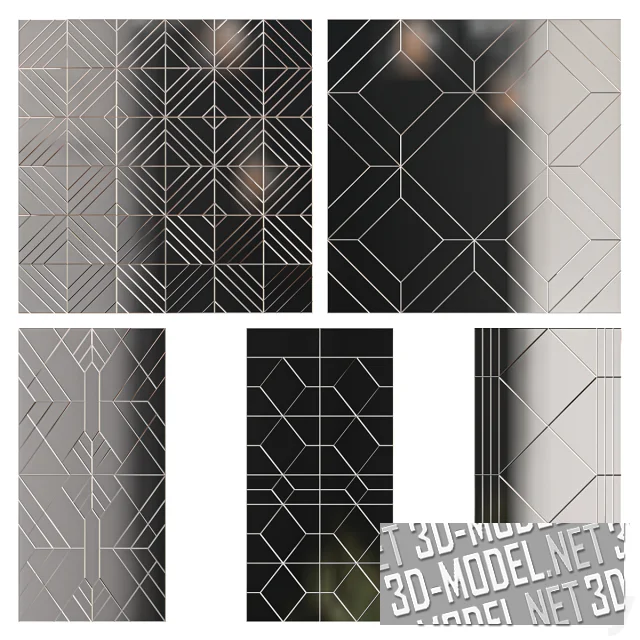 3d-модель Зеркальная панель Miralls