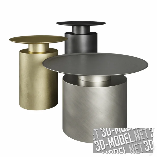 3d-модель 2 размера – столы Pillar 101 Copenhagen