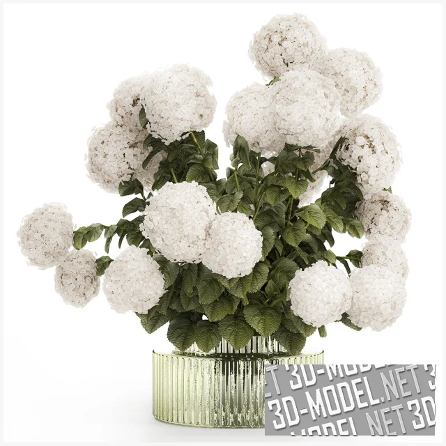 3d-модель Букет в зеленой вазе от H&M HOME