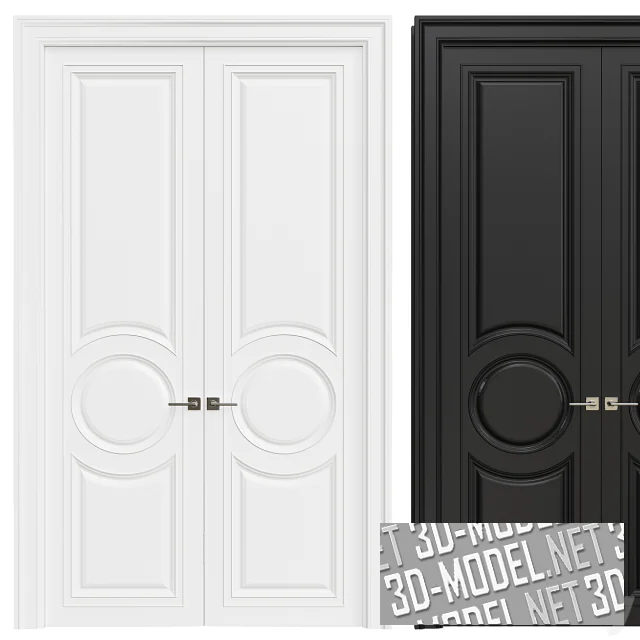 Черные и белые двери