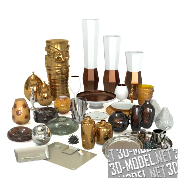 3d-модель Декор от Smania в теплых оттенках