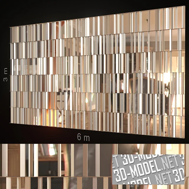 3d-модель Декоративное настенное покрытие