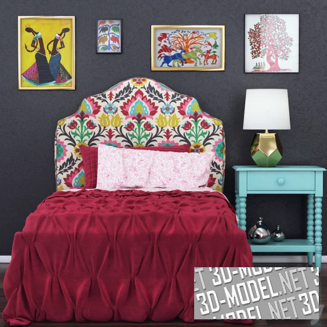 Детская кровать The Land of Nod в этническом стиле