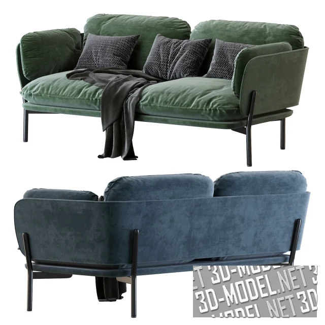 3d-модель Диван Cloud LN2 от &TRADITION