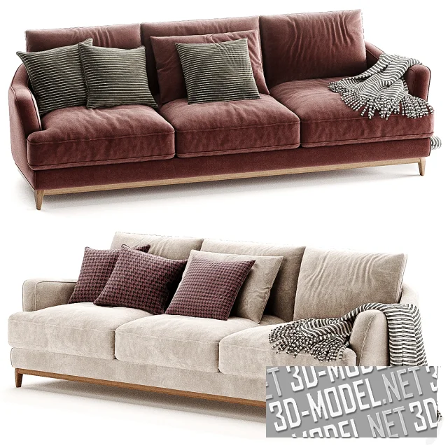 3d-модель Диван De Algodon Lino Prose