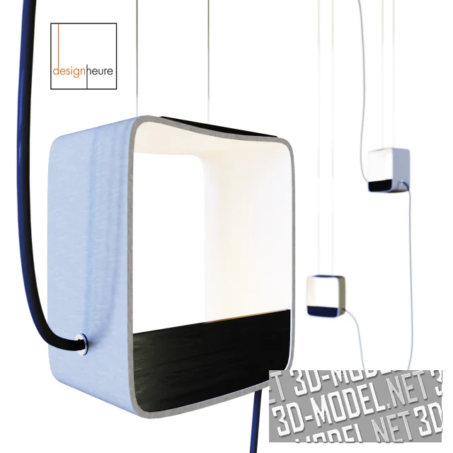 3d-модель Два подвесных светильника Eau от DesignHeure