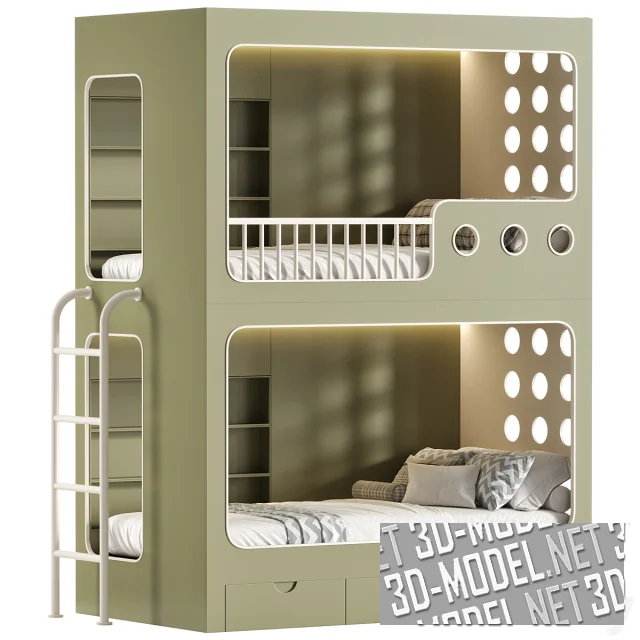 Два варианта цвета детской кровати